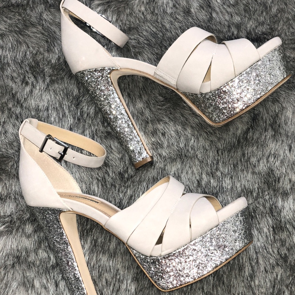 GORGEOUS BCBGeneration platform heels